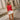 Dakota Red Scalloped Knit Tank Top - full body front view