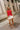 Dakota Red Scalloped Knit Tank Top - full body front view
