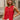 Dakota Red Scalloped Knit Tank Top -  front view