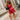 Presley Crimson Ruffle Strapless Mini Dress - full body front view