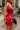 Presley Crimson Ruffle Strapless Mini Dress - side
