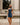 Alisha Denim Scarf Mini Dress - full body front view