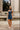 Alisha Denim Scarf Mini Dress - full body front view