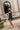 Alisha Denim Scarf Mini Dress - full body view
