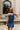 Alisha Denim Scarf Mini Dress - front