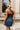 Alisha Denim Scarf Mini Dress - back view