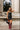 Chelsea Black Denim Strapless Mini Dress - full body front view