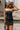 Chelsea Black Denim Strapless Mini Dress - front view