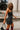 Chelsea Black Denim Strapless Mini Dress -side view