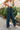 Judy Blue: Riley Dark Wash Wide Leg Jeans - lower body side view