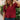 Kayla Burgundy Puff Sleeve Top - front view