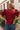 Kayla Burgundy Puff Sleeve Top - back