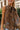 Palmer Brown Floral Tie Neck Tank Top - close up front view