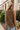 Palmer Brown Floral Tie Neck Tank Top - back