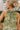Lyla Olive Floral Halter Mini Dress - upper body back view