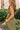 Carolina Olive Zip Front Midi Dress - upper side view