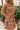 Lyla Rust Floral Halter Mini Dress - close up side view