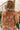 Lyla Rust Floral Halter Mini Dress - upper back view