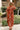 Reagan Rust & Pink Floral Midi Dress- full back view