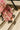 Evie Blush Multi Floral Mesh Tiered Maxi Dress- close up view