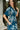 Tori Teal Multi Floral Zip-Up Midi Dress - upper body side view
