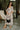Nina White Multi Floral Puff Sleeve Midi Dress - full body front view