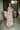 Nina White Multi Floral Puff Sleeve Midi Dress - full body side view