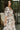 Nina White Multi Floral Puff Sleeve Midi Dress - close upper side view