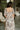 Nina White Multi Floral Puff Sleeve Midi Dress - upper back view