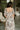 Nina White Multi Floral Puff Sleeve Midi Dress - upper back view