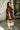Brinley Brown Colorblock Zip-Up Midi Dress - full body side view