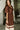 Brinley Brown Colorblock Zip-Up Midi Dress - upper body side view