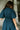Kyleigh Teal Zip-Up Short Sleeve Mini Dress - upper body back view