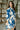 Laurie Blue & Cream Floral Mini Dress - side view