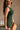 Kenzie Dark Green Sleeveless Knit Mini Dress- close up side view