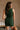 Kenzie Dark Green Sleeveless Knit Mini Dress- back view