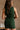 Kenzie Dark Green Sleeveless Knit Mini Dress- close up back view