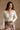 Cecilia Cream Lace Knit Cardigan- front top view