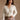 Cecilia Cream Lace Knit Cardigan- front top view