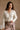 Cecilia Cream Lace Knit Cardigan- front top view