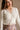 Cecilia Cream Lace Knit Cardigan- close up top view