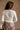 Cecilia Cream Lace Knit Cardigan- close up back view