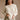 Ella Cream Waffle Knit Top- front top view