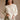 Ella Cream Waffle Knit Top- front top view