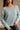 Maya Light Blue Waffle Knit Top- close up top view