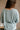 Maya Light Blue Waffle Knit Top- close up back view