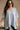 Kinsley Light Blue Short Sleeve Top - front view