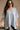 Kinsley Light Blue Short Sleeve Top - front view