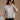 Leanne Light Grey Short Sleeve Sweater - front view