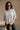 Leanne Light Grey Short Sleeve Sweater - front 
